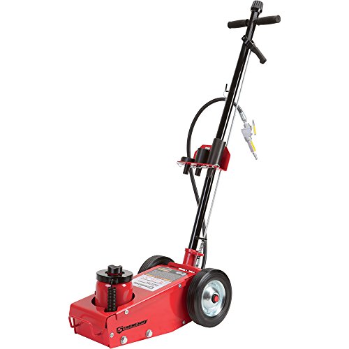 Strongway Air/Hydraulic Quick Lift Service Jack 22Ton Capacity, 8 7/16in.16 15/16in. Lift Range